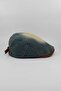 Vintage Denim Cap - Flat Cap with Adjustable Buckle and Suede Visor - 4