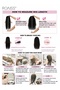 Long Wavy Black Wig Middle Part Natural Soft Synthetic Heat Resistant Hair for Women Wedding Cosplay Party Daily Wear (80cm,Black) - 8