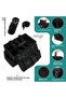 Large Wearable Caddy Bag, Cleaning Supplies Organizer with Bottom Separation Plate, Black - 3