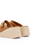 Dl 40 Genuine Leather Adjustable Buckle Slippers - 4