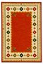 Sdtamor Red Traditional Theme Patterned Modern Woven Base Decorative Carpet Sdtamor56Red
