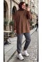 Women's Stone-Embellished Casual Hijab Sweatshirt Tunic