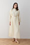 Belted Voile Crash Dress 32-2884 - 2
