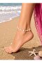 Anklet with Starfish and Pink Quartz Detail