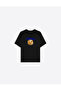 Pancake Printed Crew Neck Oversize Trendy Women's T-Shirt