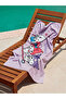 Esvab • Modern & Distinctive Cute Heroine Figured Women's Beach Towel 70X150 cm - 2
