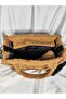 Totebag Written Beige-Cream Plush Cross Strap Large Volume - 3