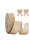 5 Meters Jute Ribbon Hessian Ribbon for DIY Craft Decoration and Gift Wrapping - 2