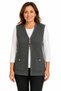 Women's Middle Age and Above Four Seasons Three-Button Rolax Mom Vest 415