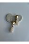 Pearl Detail Acrylic Stone Detail Earrings - 2