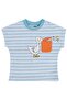 Striped Stork Printed 6-18 Month Set - Blue - 4