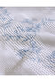 Maria Double 100% Cotton Karde Printed Sheet Pique Set - Blue - 8