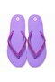 Women's Flip Flops Flat Slipper with Glitter Straps Pack of 2 Purple Colour - 2