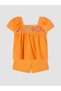 Lcw Kids Embroidered Girls' Blouse and Shorts Set