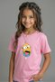 Children's Unisex Girl/Boy "Ice Cream Printed" 100% Cotton Colorful T-Shirt