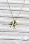 316L Steel Chain Gold Color Dolphin Model Women's Necklace -