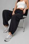 Women's 100% Cotton Lace-Up Elastic Waist Loose Cut Seasonal Trousers 26050 - 2