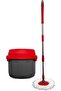 Tondo Mop and Bucket Set with 360 Spin Wringer, Microfiber Mop for Floor Cleaning