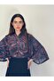 Design Boho Mini Kimono Women's Plum - 4