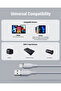 Powerlink Moss Liquid Silicon Cable USB A To Lightning 3A - 1.2M Zinc-Alloy Connector (12W) - Grey - 5