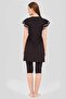 Valon Sleeve Semi-Closed Swimsuit Alf24702-Syh - 3