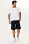 Men's Cotton Shorts Navy Blue -6067 - 4