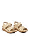 Beige Lightweight Women's Heeled Slippers 101-990 Z - 2