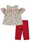 Strawberry Patterned Set for 2-5 Years - Ecru - 4