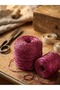 Special Orum Glitter Paper Thread - Favorite Thread for Bag & Hat Making (250 Gr - 250 Meters) Fuchsia - 5