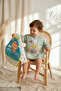Joyful Toddler Set of 2 Liquid-Proof Bibs with Sleeves - Blw Compatible Stain-Proof Active and Dining Bibs