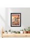 Alayra Itachi and Sasuke Uchiha Poster Framed Paintings with Black Frame (12inches x 9inches) - 2