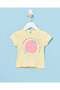 Infant Girls Yellow Printed Pyjama Set (2 Piece) - 2