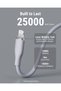 Powerlink Moss Liquid Silicon Cable Type C To Lightning 30W 3A / 2M Zinc-Alloy Connector - Grey - 5