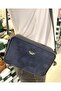 441009 Çnt03 Women's Suede Garnished Knitted Patterned Bag