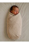 2-Piece Baby Muslin Blanket 80X80 cm 100% Cotton – Single Layer Muslin Blanket, Swaddle and Stroller Cover Set - 6