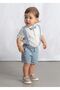 Baby Boy Salopet Shirt Set Ocean Green 1226 - 3