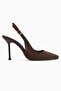 Lili Brown Thin Heeled Women's Shoes - 2