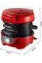 600W Burger Maker And Sandwich Grill With Durable Non-Stick Plates, Even Heat Distribution, Compact Kitchen Design - 2
