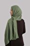 Oil Green Plain Classic Ria Shawl Italian Stitched Cotton Jazz Plain 202130_36 - 3