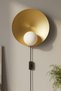 Large Gold Metal Plug-In Sconce Kitchen Living Room Cafe Office Patisserie Modern Decorative Wall Lamp Models - 2