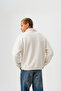 Yarım Fermuarlı Basic Sweatshirt - 2