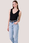 Women's 2-Piece V-Neck Lace Detailed Stretchy Viscose Ribbed Undershirt - 2-Piece Advantage Pack - 5