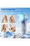 5200mAh High Speed Handheld Turbo Fan, 13000 RPM Powerful Cooling Ice Fan, Portable Mini Fans Rechargeable, 1-100 Speeds Adjustable, for Summer Beach Travel Concerts, Gifts for Women(Gray) - 5