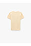 Tiger Printed Crew Neck Short Sleeve Cotton T-Shirt - 2
