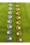 Zik Zak Pearl Gold Ribbon (Plastic)-1 Meter - 2