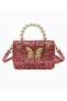 Perla Mini Sequin Pink Color Girls' Bag - 3