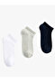 Set of 3 Basic Booties Socks - 2