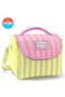 3-piece school bag set: 4-compartment school bag + insulated lunch bag + 3-compartment pencil case - 3