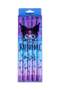 - Kuromi Themed Pen Set - Purple - 5 Pcs