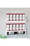 Spice Rack Wall Mount with6 Hooks, Handling Shelf Storage with 2 Drawers, Kitchen Shelf Rack, Bathroom Shower Rack - 4